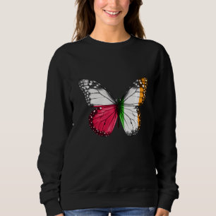 Polnischer Irischer Flaggenmast Sweatshirt