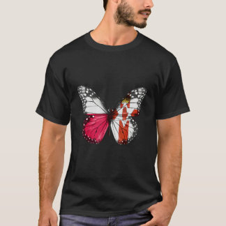 Polnischer Irischer Flaggenmast T-Shirt