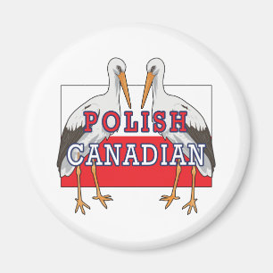 Polnischer Kanadier Stork Magnet