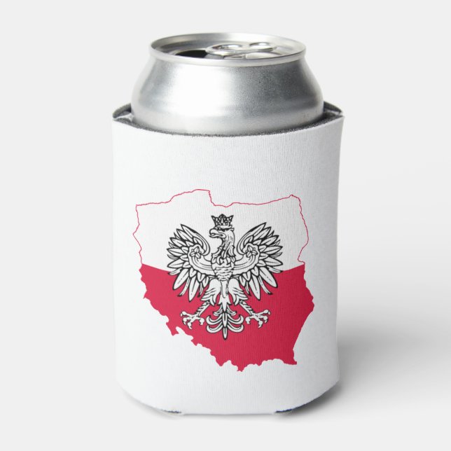 Polnischer Kartographiebeere Cooler Dosenkühler (Kanne Vorderseite)