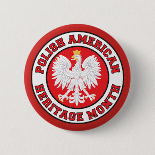 Polnischer Knopf für Weißes Adler Button