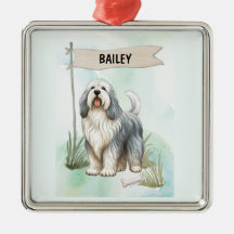 Polnischer Niederungshund Wasserfarbe Personalisie