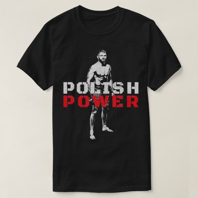 Polnischer Power Jan Blachowicz T-Shirt (Design vorne)