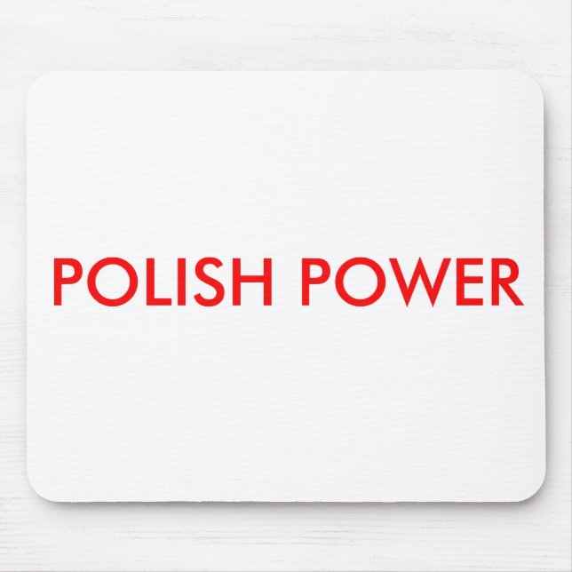 POLNISCHER POWER MOUSEPAD (Vorne)