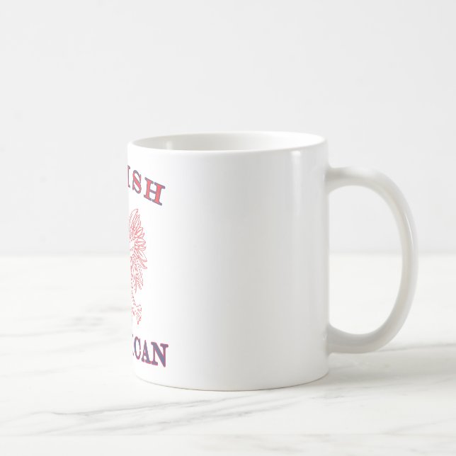 Polnischer Rotadler Kaffeetasse (Rechts)
