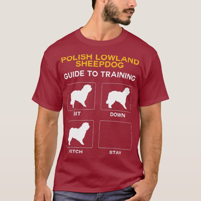 Polnischer Schlepphund-Führer zum Training des Hun T-Shirt (Vorderseite)