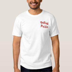 Polnischer Stolz Besticktes T-Shirt