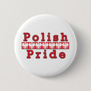Polnischer Stolz Button