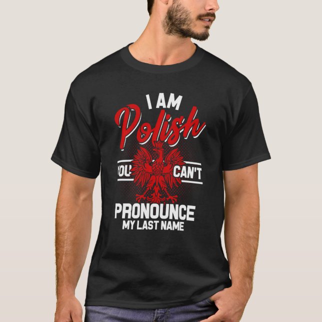 Polnischer T - Shirt Polen Polska Polin Eagl (Vorderseite)