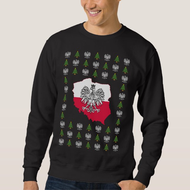 Polnischer Weihnachtskraut Sweatshirt (Vorderseite)