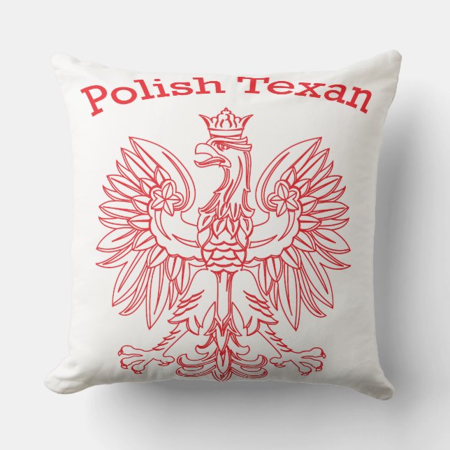 Polnischer Weißadler Kissen (Vorderseite)