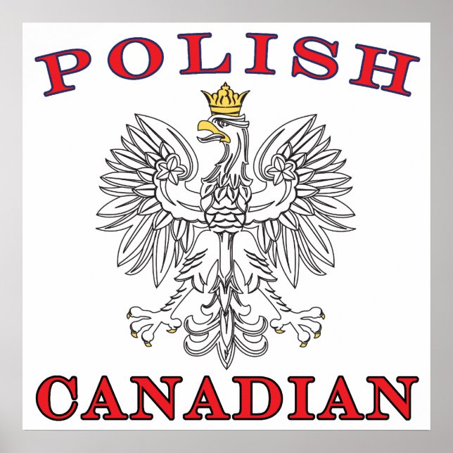 Polnischer Weißadler Poster (Vorne)