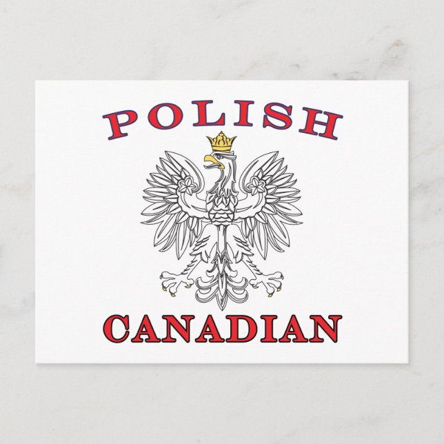 Polnischer Weißadler Postkarte (Vorderseite)