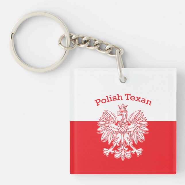 Polnischer Weißadler Schlüsselanhänger (Vorderseite)