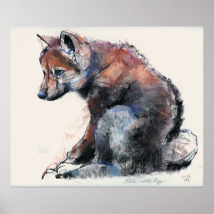 Polnischer Wolf Pup 2001 Poster