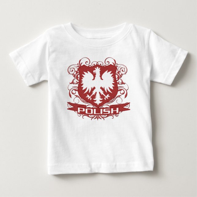 Polnisches Adler-Wappen Baby T-shirt (Vorderseite)