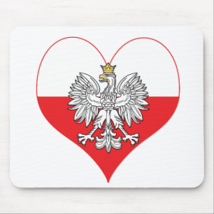Polnisches Adlerherz Mousepad