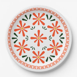 Polnisches Design traditioneller Keramiken. Pappteller