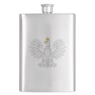 Polnisches Eagle Flachmann