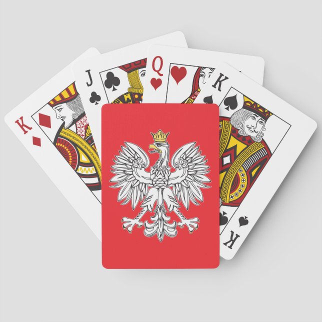 Polnisches Eagle mit Goldkronen-Spielkarten Spielkarten (Rückseite)