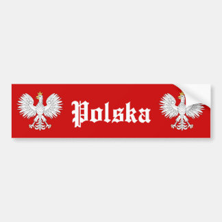 Polnisches Eagle Polska Autoaufkleber
