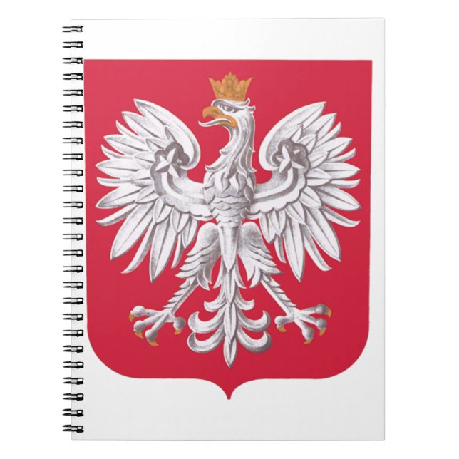 Polnisches Eagle-Schild Notizblock (Vorderseite)