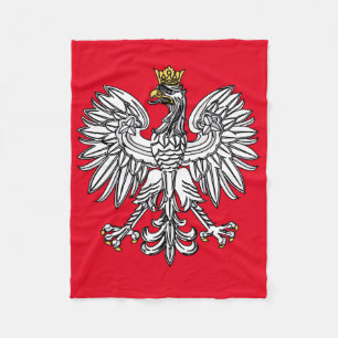 Polnisches Eagle triumphierend Fleecedecke