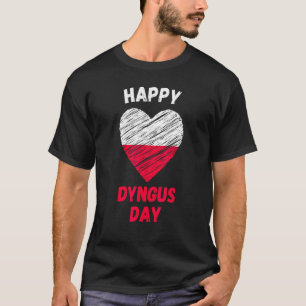 Polnisches Herz Happy Dyngus Day Polska Polen 2022 T-Shirt