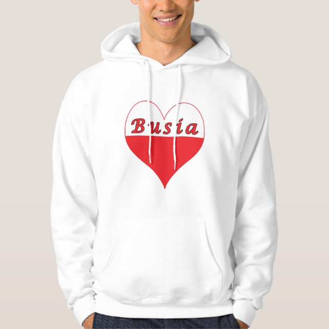 Polnisches Herz Hoodie (Vorderseite)