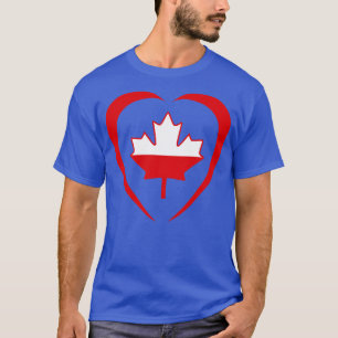 Polnisches kanadisches multinationales Patriot Fla T-Shirt