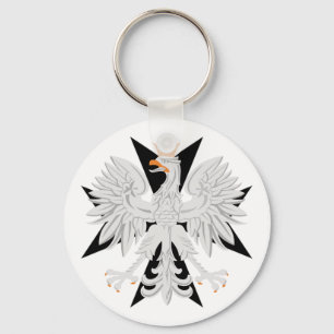 Polnisches Malteserkreuz Eagles Schlüsselanhänger