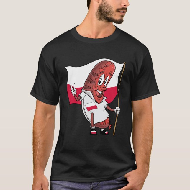 Polnisches Schweinefleisch Bratwurst Pullover Hood (Vorderseite)