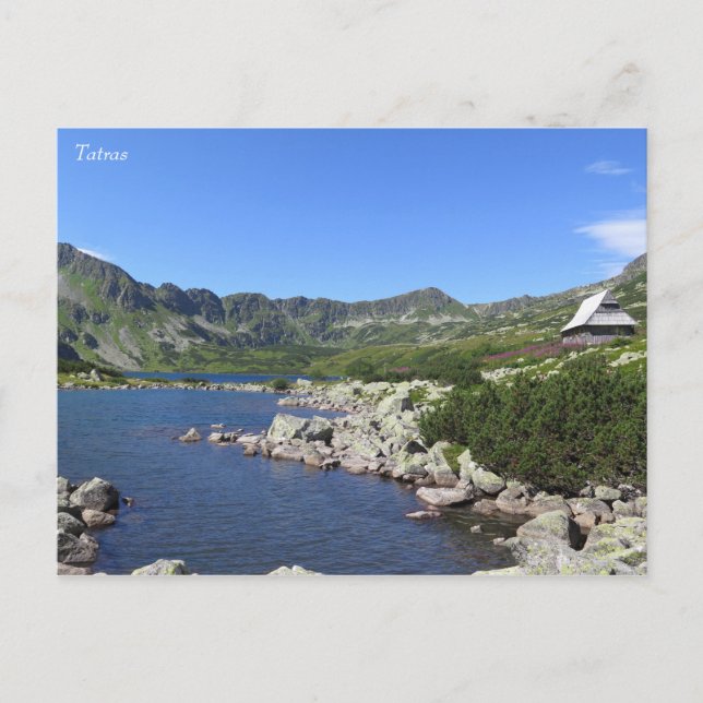 Polnisches Tal der fünf Seen Postkarte (Vorderseite)