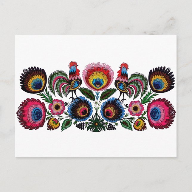 polnisches Volk Postkarte (Vorderseite)