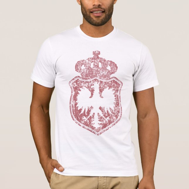 Polnisches Wappen-Kronent-shirt T-Shirt (Vorderseite)