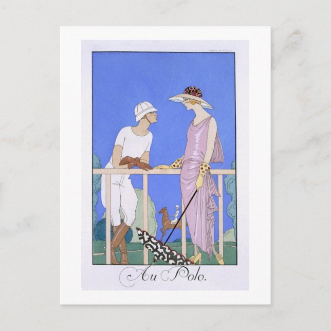 Polo, 1920-29 (Pochoir print) Postkarte (Vorderseite)