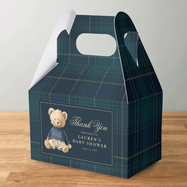 Polo-Bär-Babyshower Danke schön Geschenkschachtel (Von Creator hochgeladen)