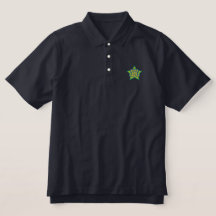 Polo brodé ado