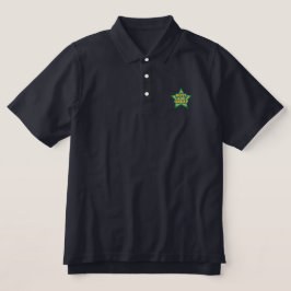 Polo brodé ado