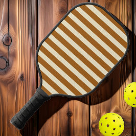 Polo-Burnt-Sand aus der Mitte des Jahrhunderts Pickleball Schläger