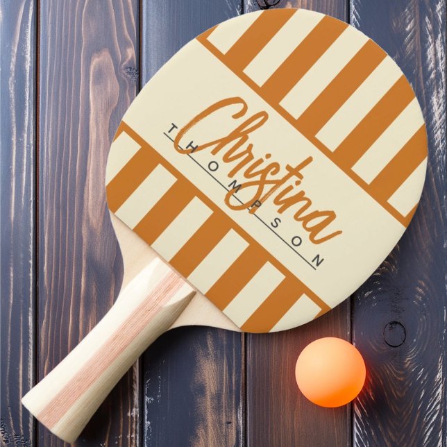 Polo Candy Striping Honey Name Mitte des Jahrhunde Tischtennis Schläger (Von Creator hochgeladen)