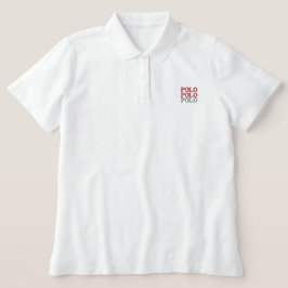 Polo des femmes blanches