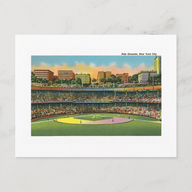 Polo Grounds, New York City Postkarte (Vorderseite)