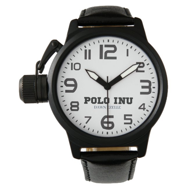 POLO INU MENS SPORTS WATCH ARMBANDUHR (Vorderseite)
