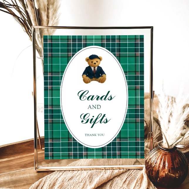 Polo Luxury Teddy Bear Babyduschkarten und Geschen Poster (Von Creator hochgeladen)