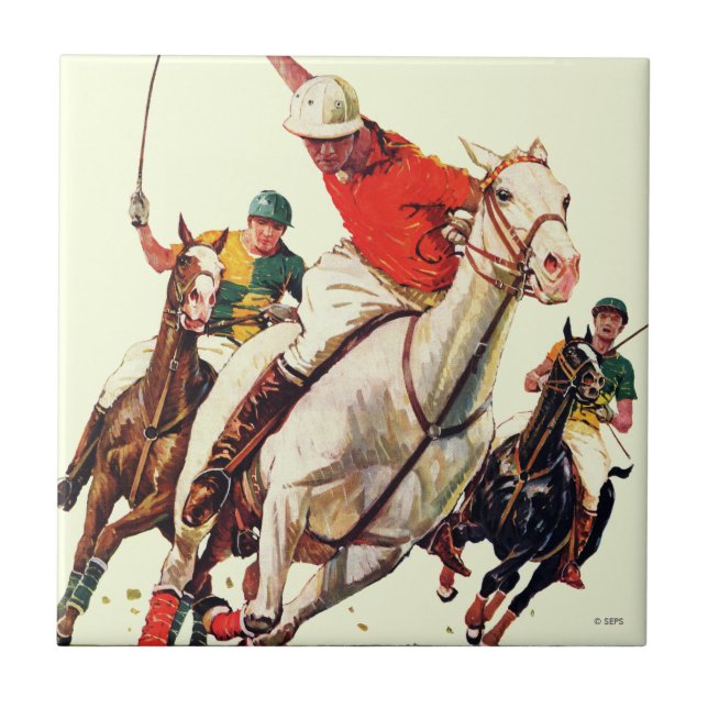 Polo Match Fliese (Vorderseite)
