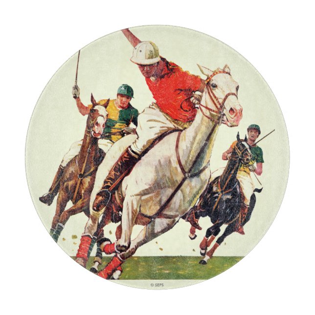 Polo Match Schneidebrett (Vorderseite)