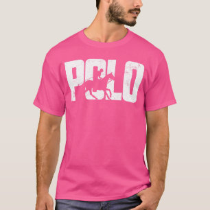 Polo-Pferd Polo-Spieler Reiten Equestrian T-Shirt