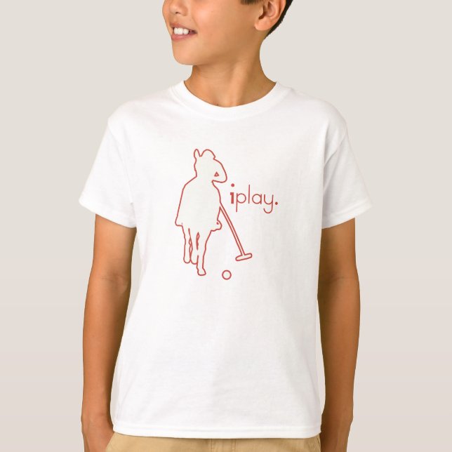 Polo-Pferd T-Shirt (Vorderseite)