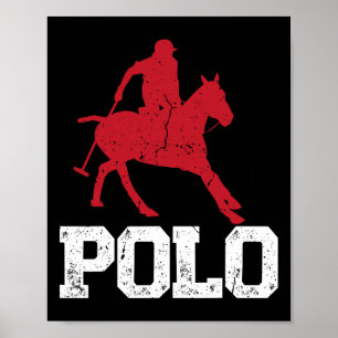 Polo Players Reiten Reiten Reitsport Poster